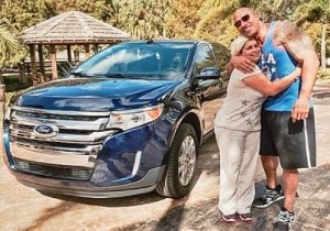 WWE Super Star 'The Rock' buys his housekeeper a brand new car worth 7 Million Naira - gidibase