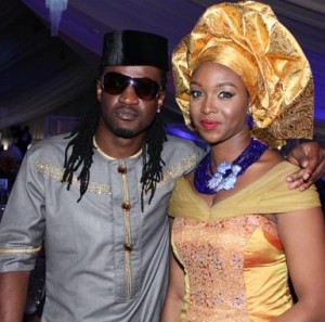 Peter-Okoye-and-Lola-Omotayos-wedding-on-Sunday-November-17-2013-at-the-Ark-Event-Centre-Lekki-Anita-Esama-and-Paul-Okoye - gidibase