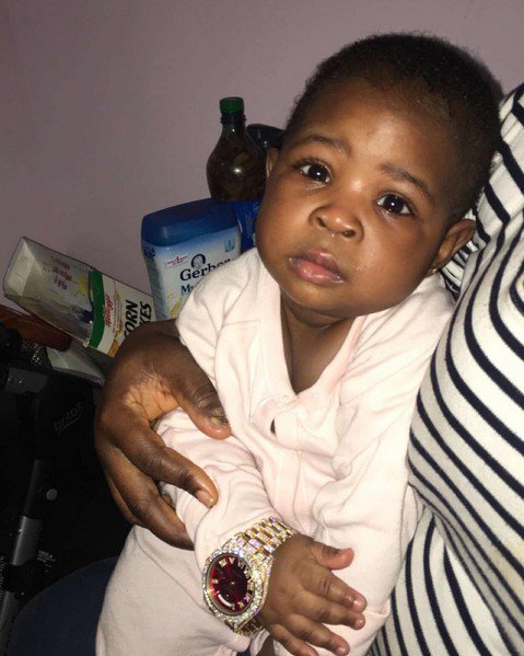 davido_daughter rocking $120k rolex - gidibase