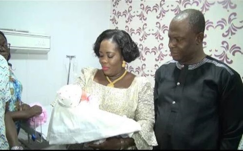 Wife of Bayelsa State Governor, Dr. (Mrs) Rachael Dickson and Dr. James Omietimi 