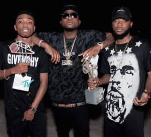 Mayorkun, Davido and Dremo