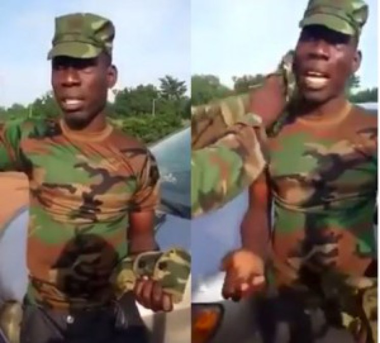 Man-Caught-Impersonating-Soldier-Begs-For-His-Life - gidibase